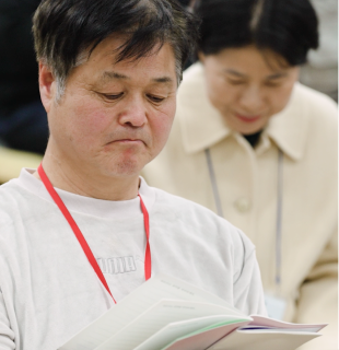명상 일기 쓰기 활동 장면