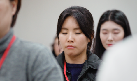 다스림 명상 활동 장면